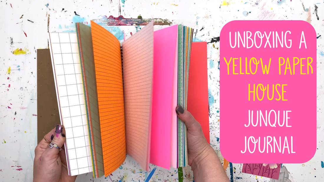 Unboxing a Yellow Paper House Junque Journal