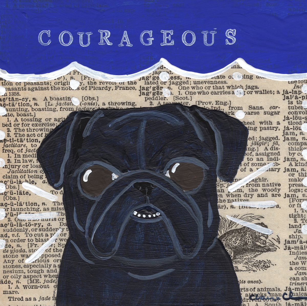 Courageous - Original Word of the Year Painting