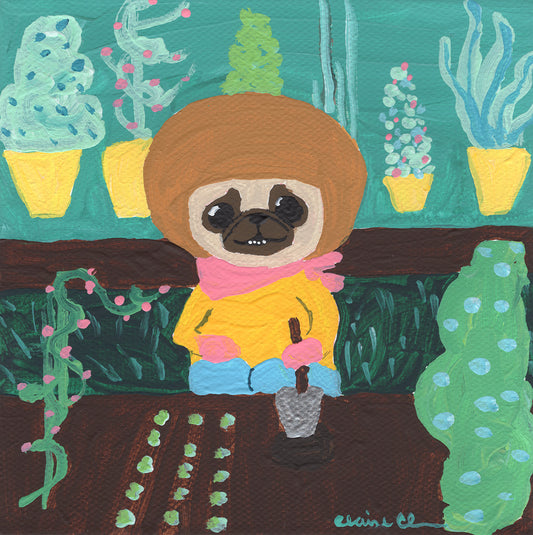 G is for... Gardening! - Original Painting