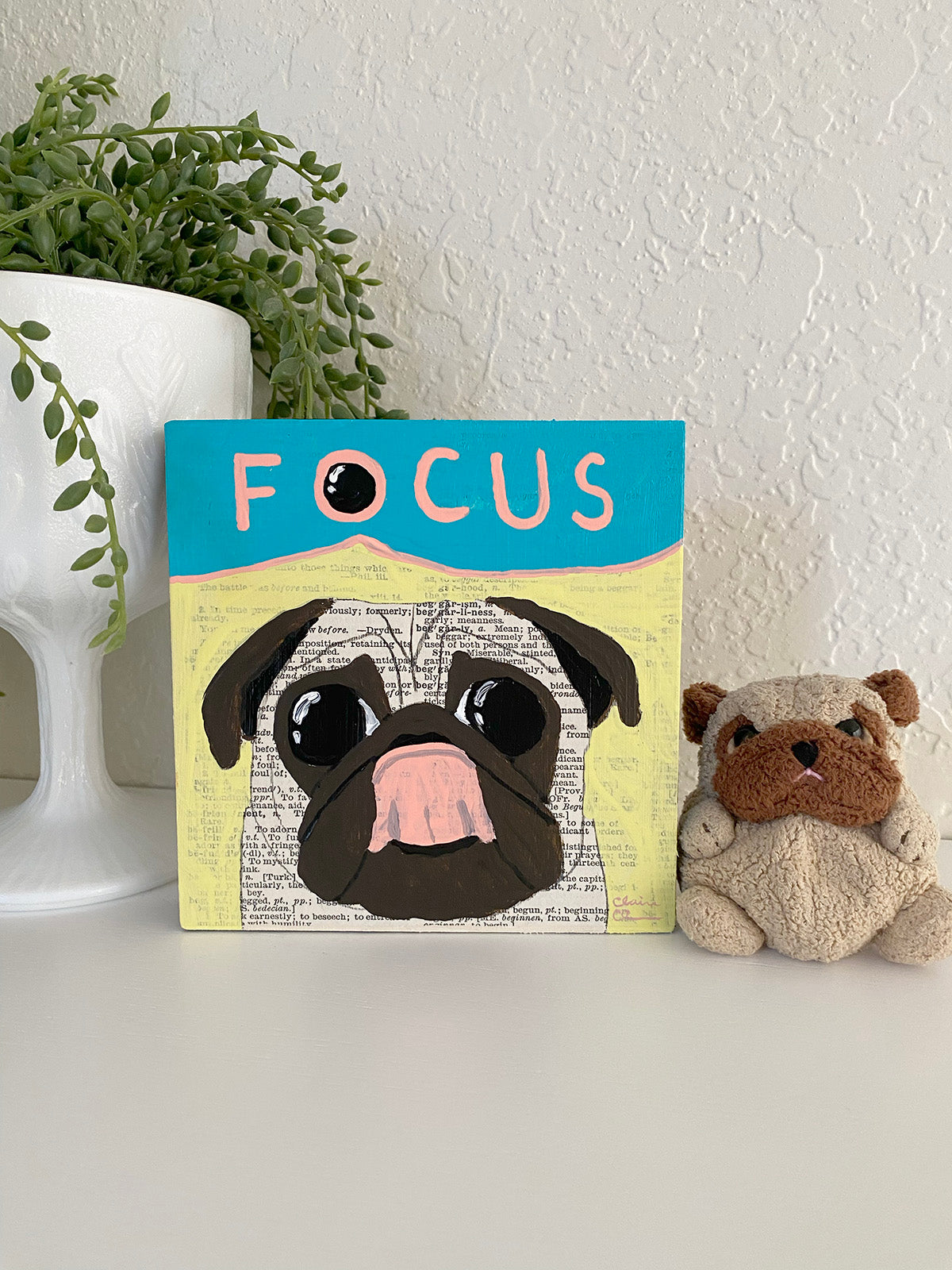 Focus - Original Word of the Year Painting