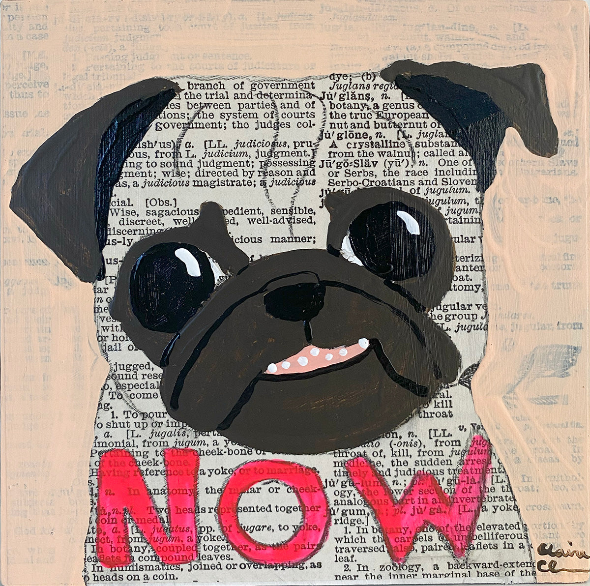 Now - Original Word of the Year Painting