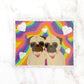 Best Friends - Holographic Pug Vinyl Sticker