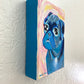 Blue Pug - Art Treats #111 - Original Painting
