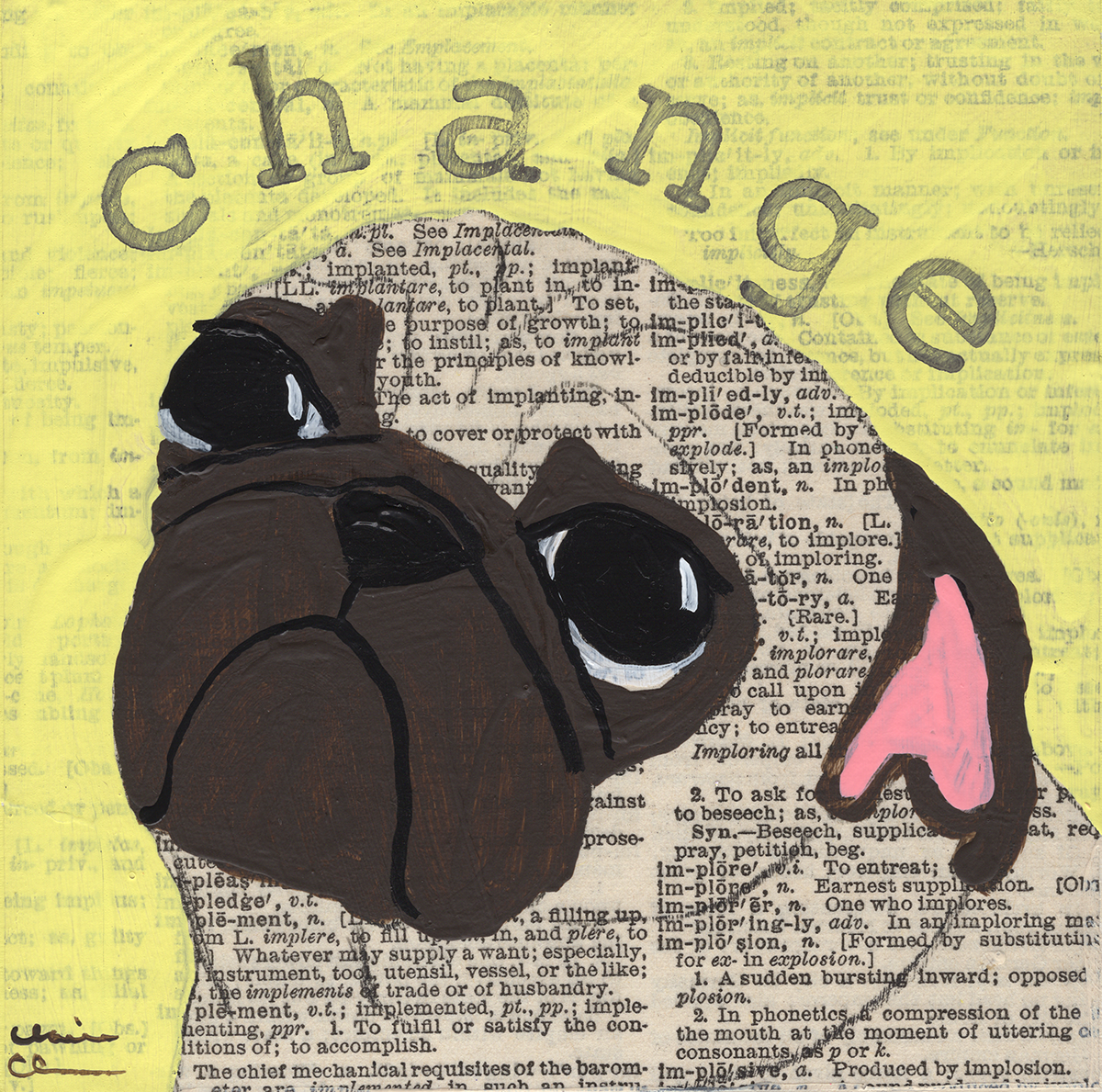 Change - Original Word of the Year Painting