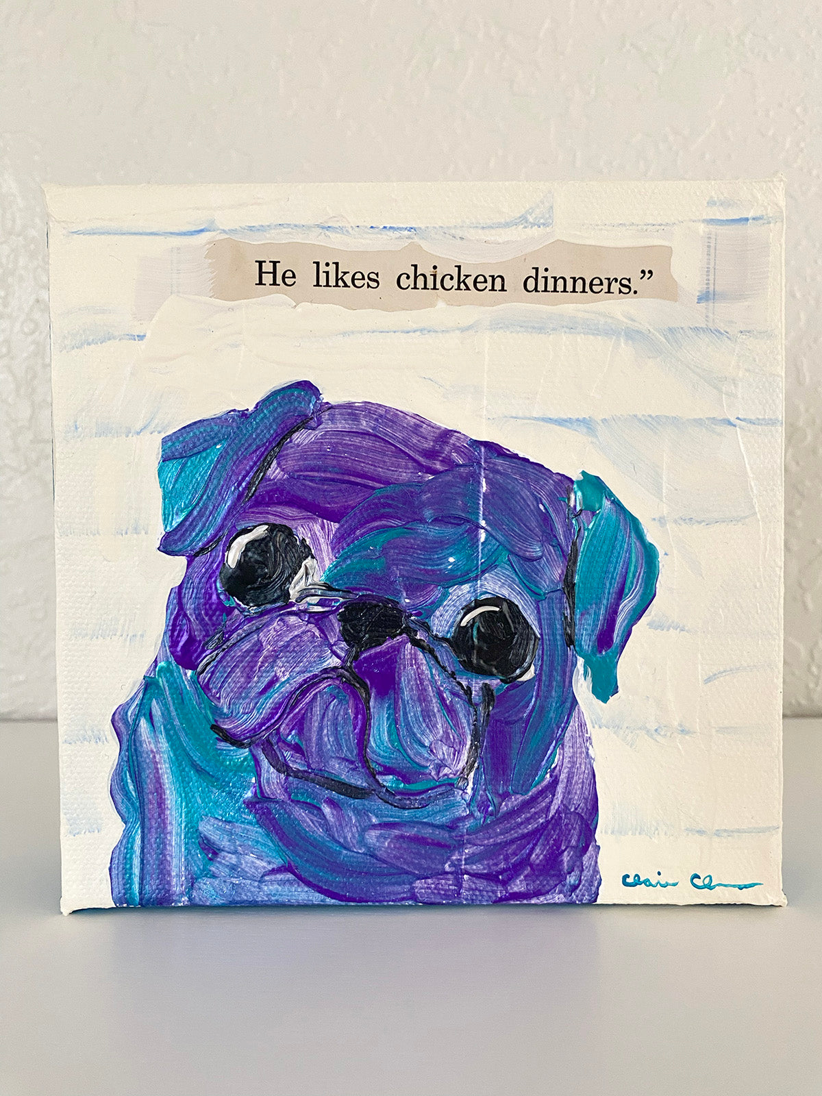He Likes Chicken Dinners - Art Treats #171
