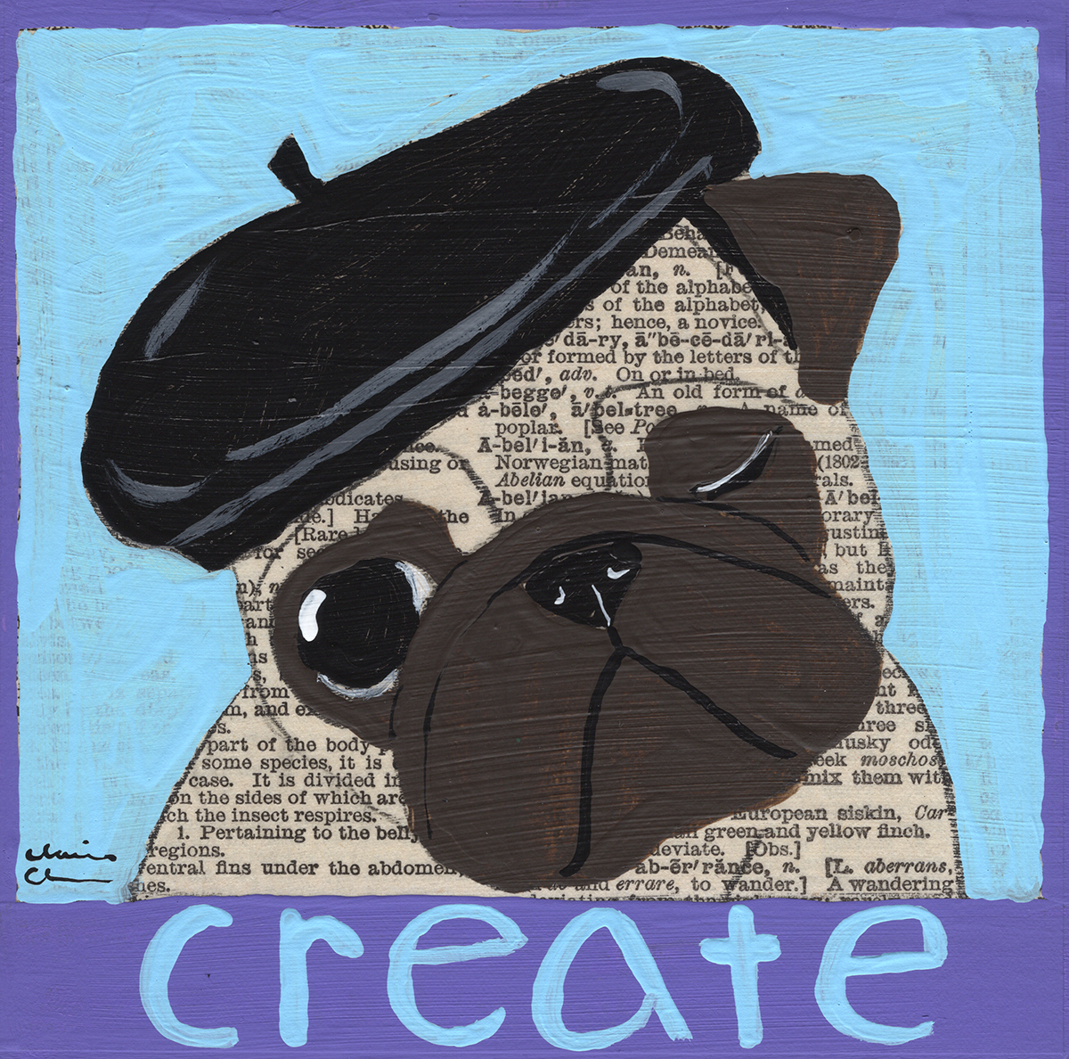 Create - Original Word of the Year Painting