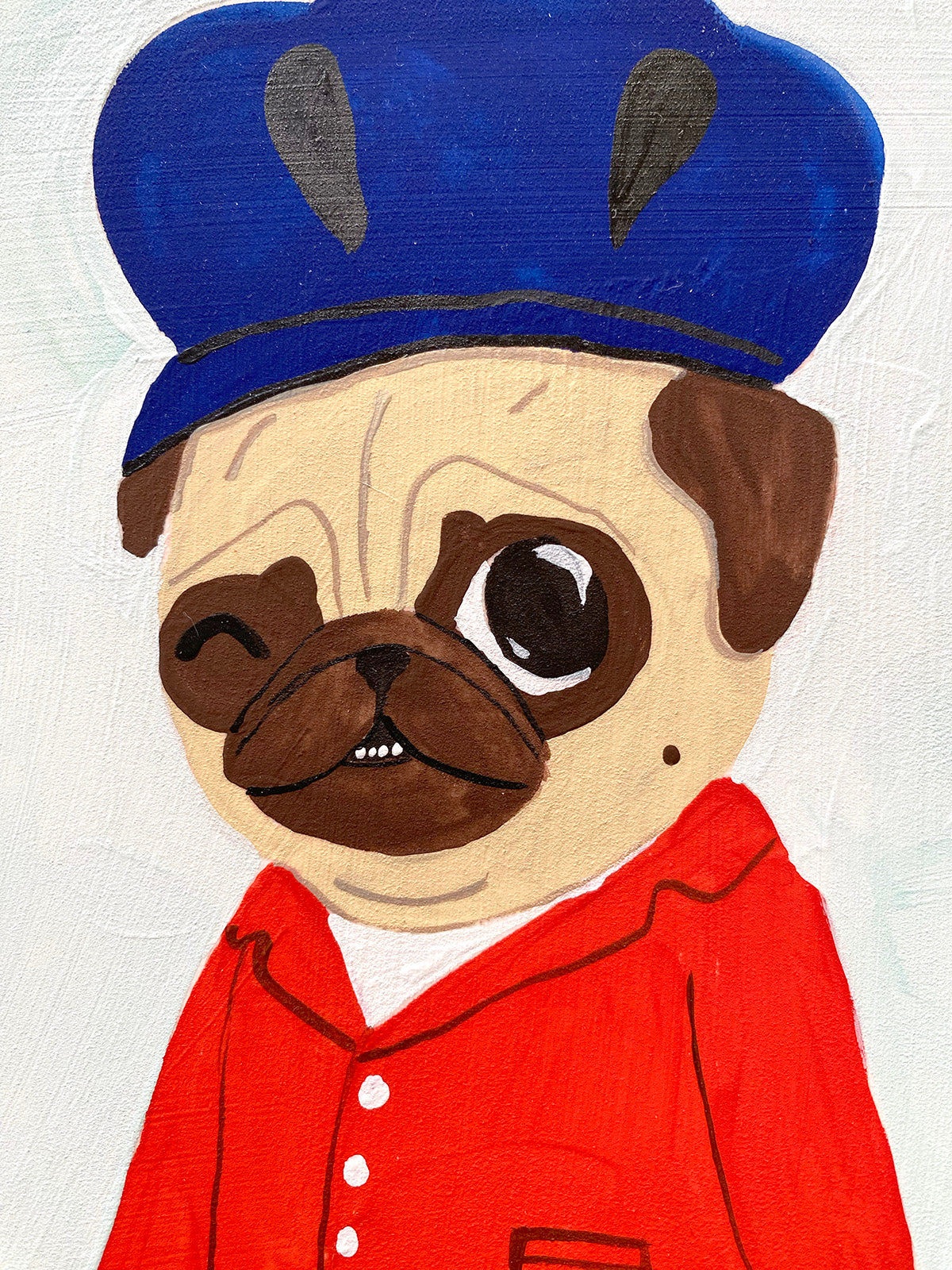 Lil' Cutie - Original Pug Painting