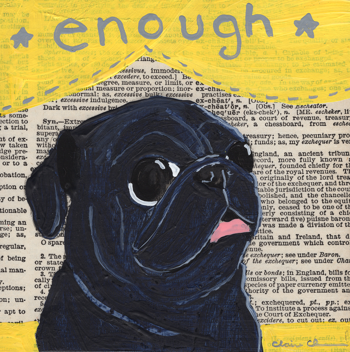 Enough - Original Word of the Year Painting