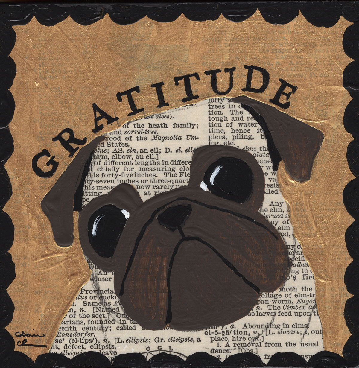 Gratitude - Original Word of the Year Painting