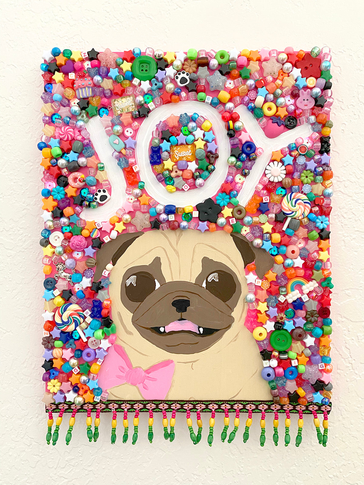 Joy Overflowing - Original Pug Painting
