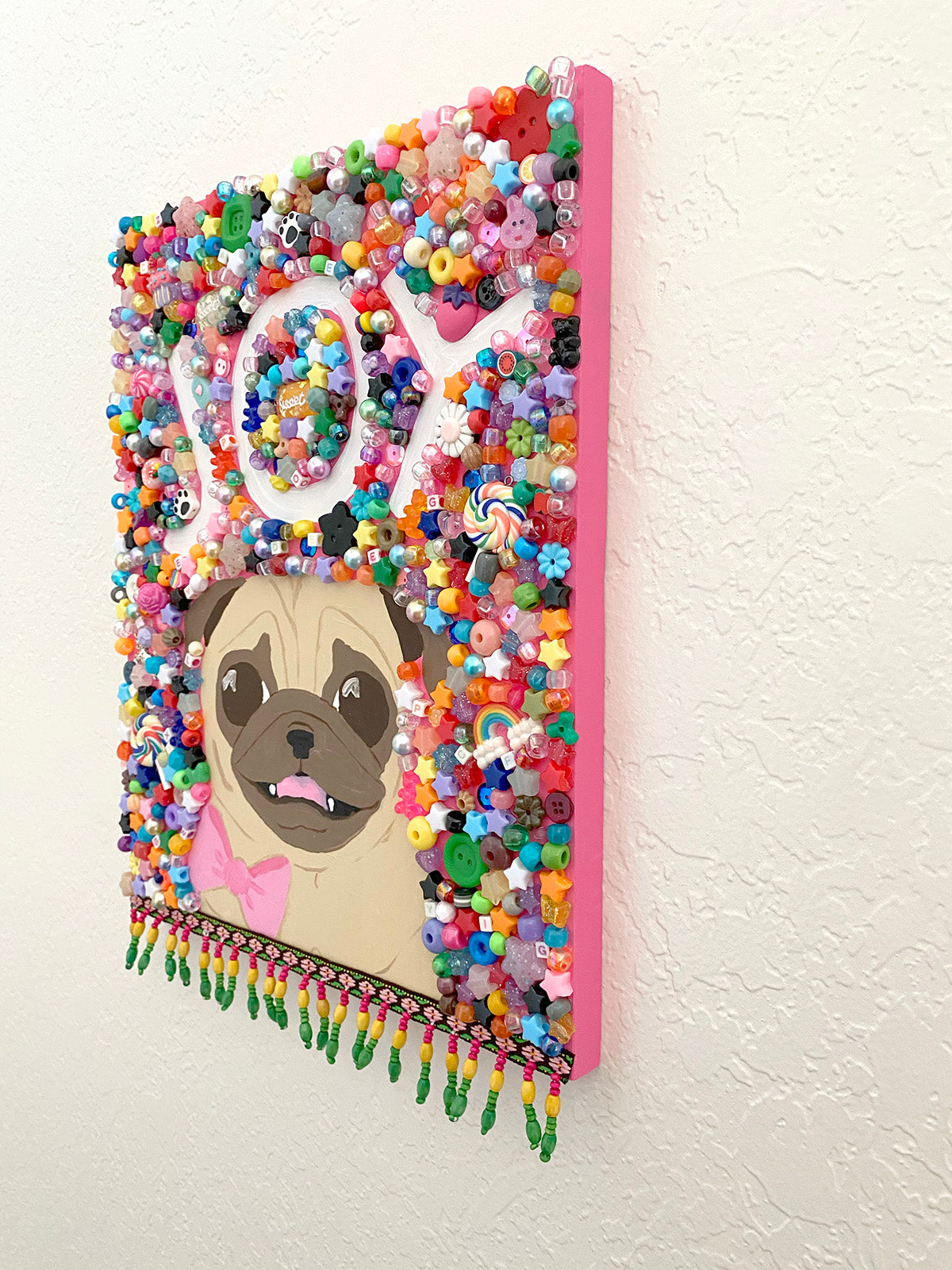 Joy Overflowing - Original Pug Painting