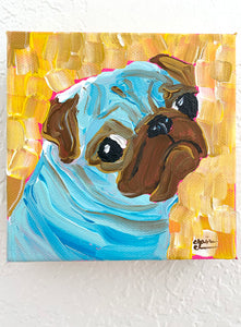 Impressionist Pug - Art Treats #112
