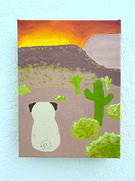 Desert Pugscape - Art Treats #88