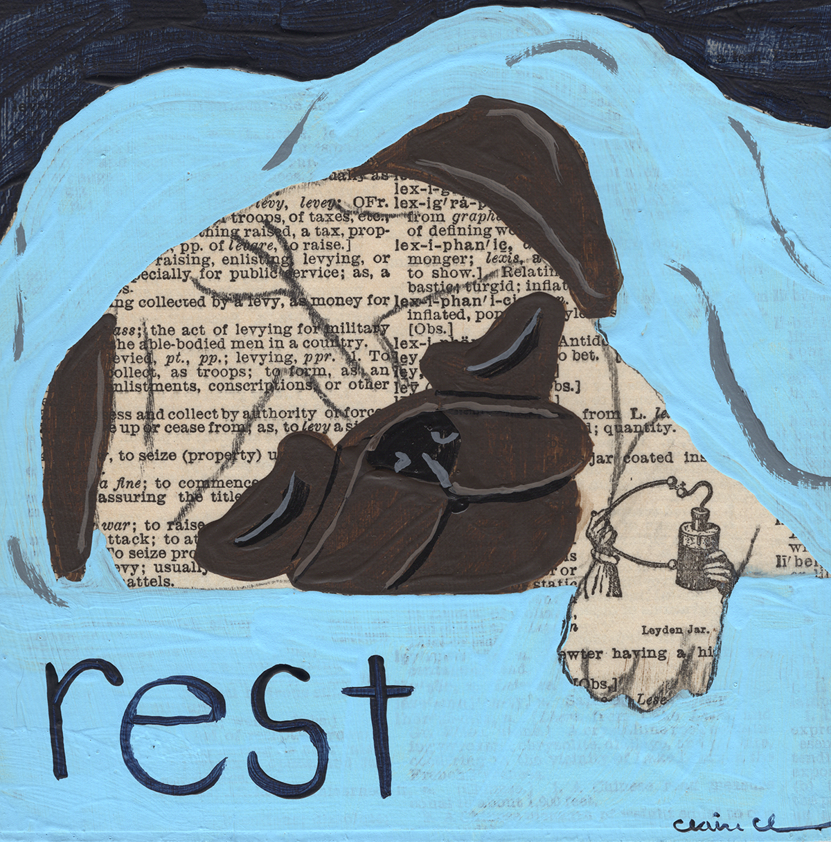 Rest - Original Word of the Year Painting