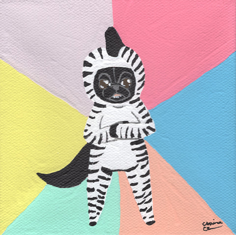 Z  is for... Zebra! - Original Painting