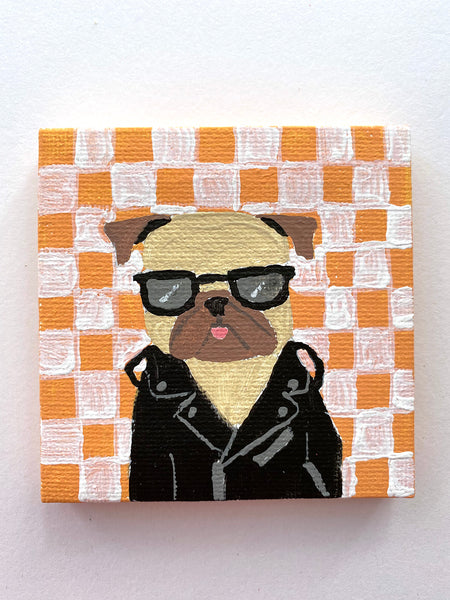 Danny - Original Miniature Pug Painting