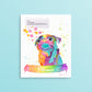 Personalized Always Right There With You -  Pug Art Print