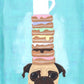 Donut Stack - Original Pug Painting