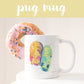 Double Pug Loaf Pug Mug