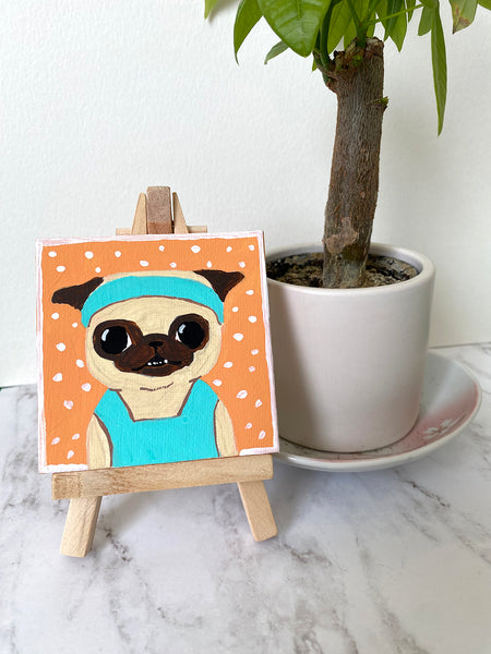I'm On A Fitness Journey - 2023 Mini Painting Series - #32/48