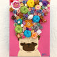 Flower Headdress on Pink - Art Treats #60