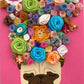 Flower Headdress on Pink - Art Treats #60