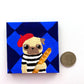 C'est La Vie - Original Miniature Pug Painting
