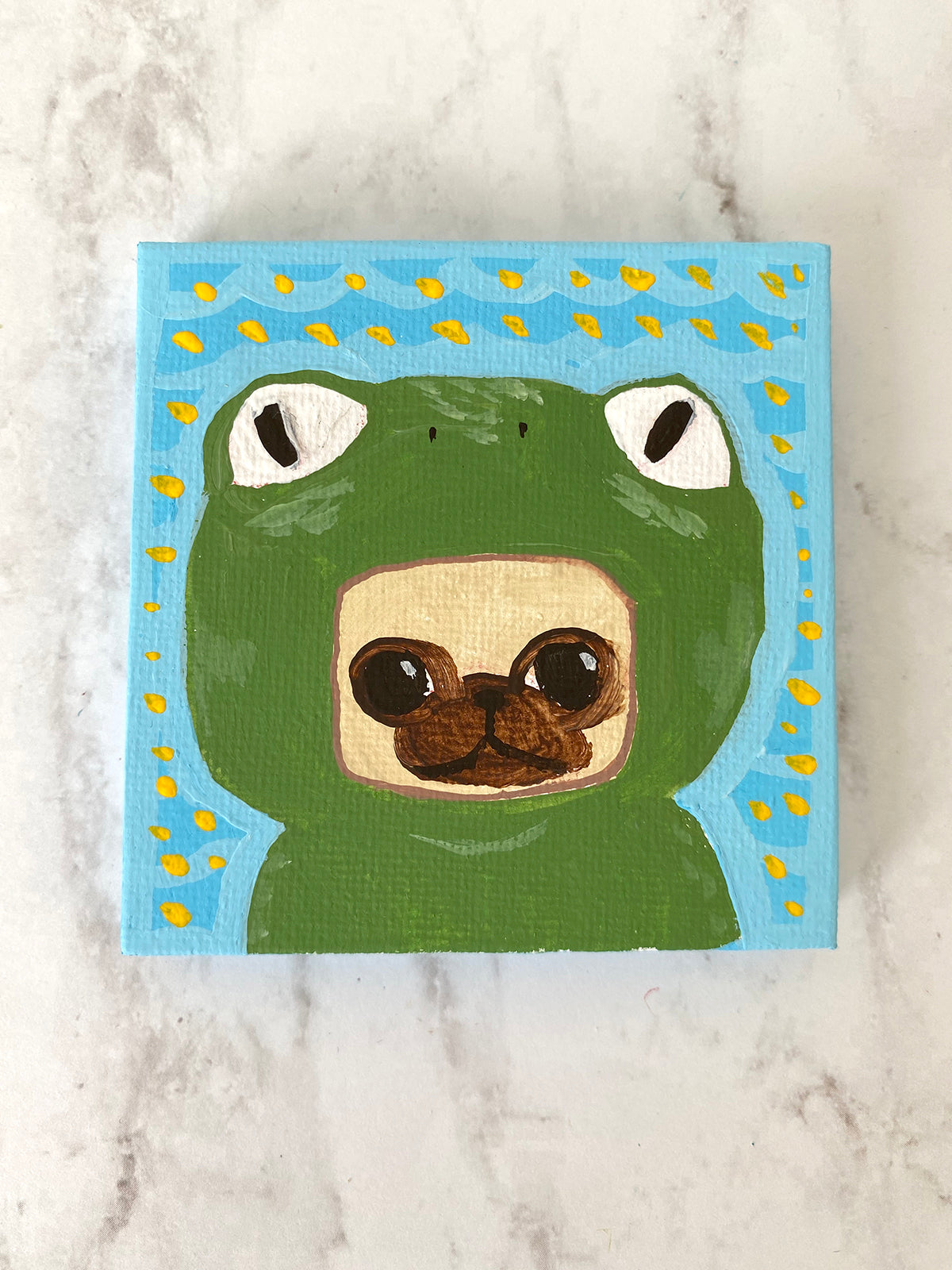 Lil' Frog Friend - 2023 Mini Painting Series - #29/48