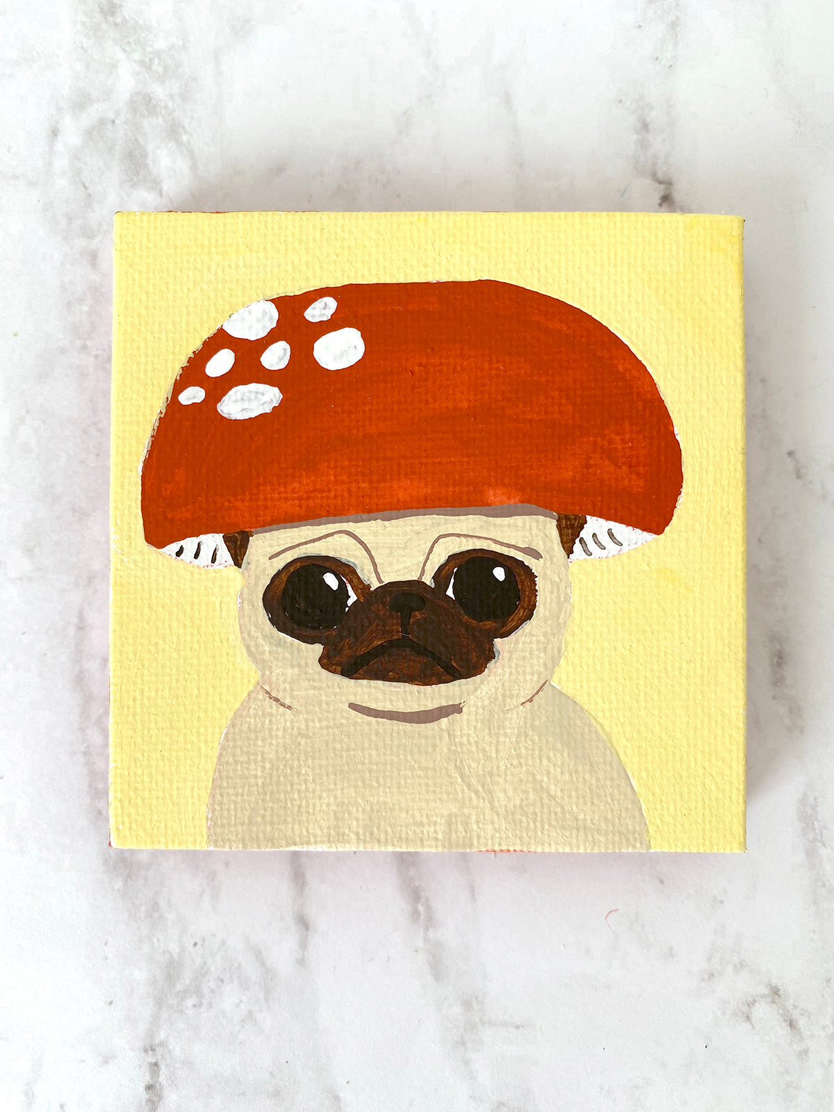 Mushroom Friend - 2023 Mini Painting Series - #20/48