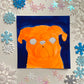 Neon Baby #3 - Original Pug Painting