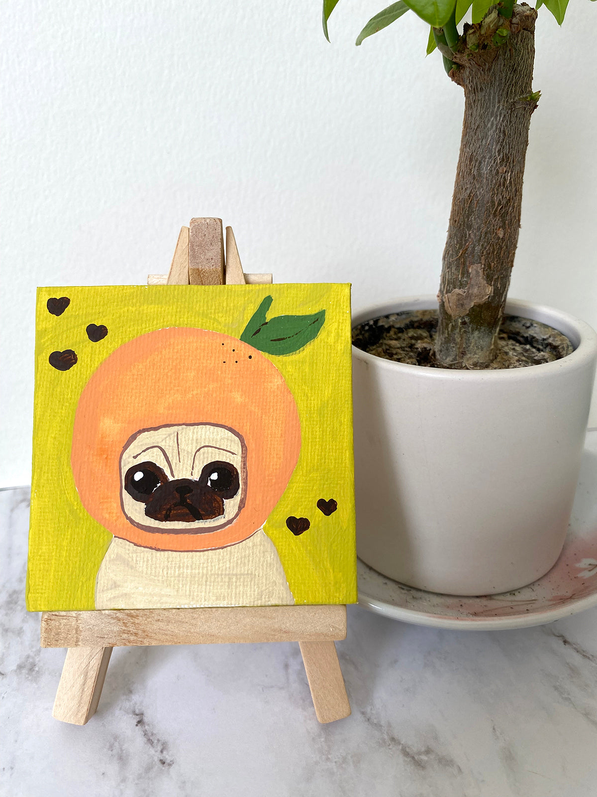 Orange Friend - 2023 Mini Painting Series - #17/48