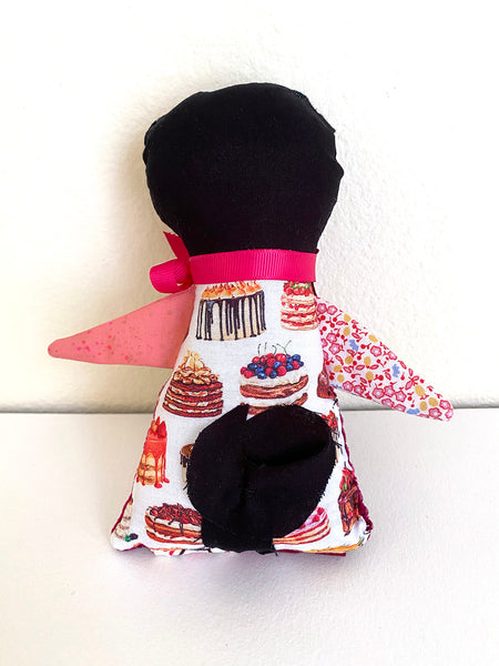 Rag Pug no. 4 - Original Pug Textile Art Doll