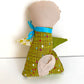 Rag Pug no. 10 - Original Pug Textile Art Doll