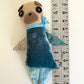 Rag Pug no. 3 - Original Pug Textile Art Doll