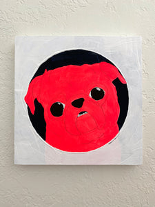 Neon #3 - Original Pug Painting