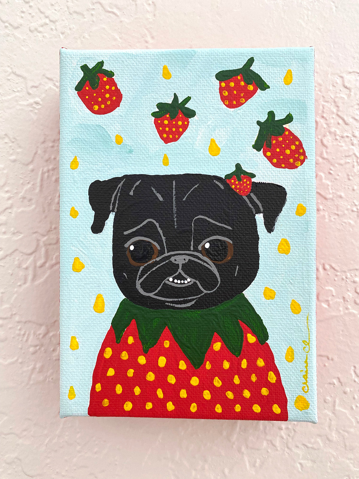 Strawberry Queen - Art Treats #63 - Original Painting