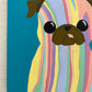 Technicolor - Original Pug Painting