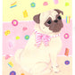Sweet Dreams 1 - Original Pug Painting